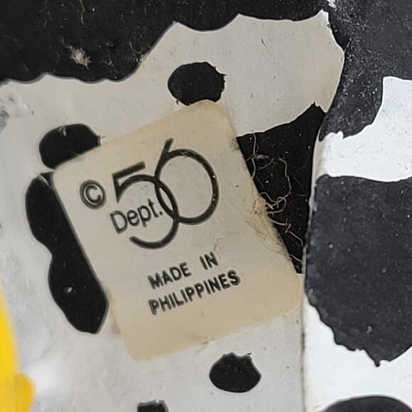 Dept 56 Chick 5” Zebra Print Metal Figurine Easter Farmhouse Folk Art Handmade - Picture 3 of 11